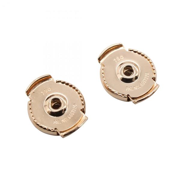 HERMES 18k Gold Earrings - Picture 4 of 6